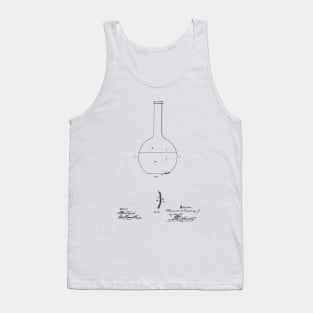 Chemical Flask Vintage Patent Hand Drawing Tank Top